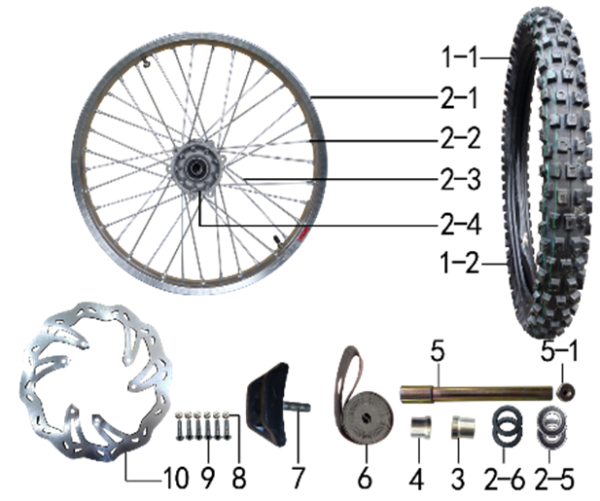 Колесо переднее