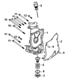 Крышка картера правая