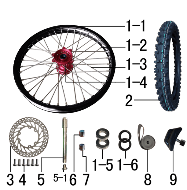 Колесо переднее