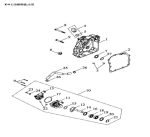 Крышка картера и водяная помпа