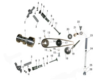 Подбор запчастей Механизм газораспределения HS152FMH (Z110F) кикстартер П/АКПП Двигатели