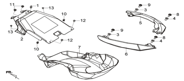 Задняя облицовка