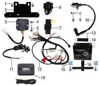 Подбор запчастей Электрика XT-1 (SA110) (150020003) XT-1 BSE