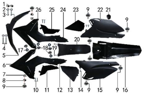 Подбор запчастей Облицовка Z10L (J10) 2022 (101270019) Z10L BSE