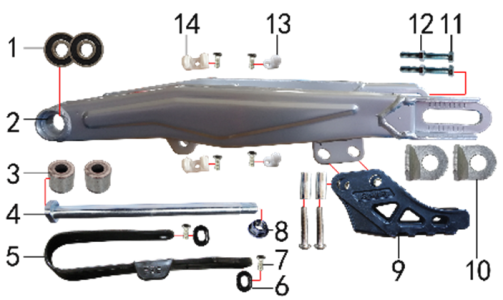 Подбор запчастей Маятник PH10 stunt PH 125 Stunt BSE