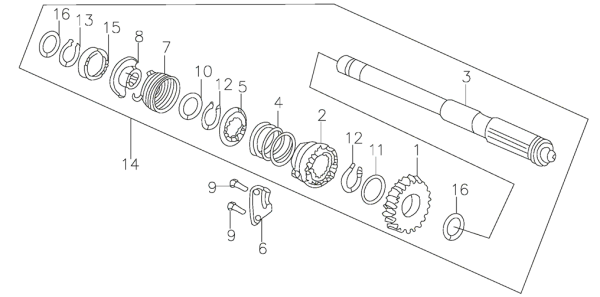 Стартер в сборе