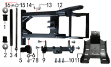 Подбор запчастей Маятник XT-1 (SA110) (150020002) XT-1 BSE