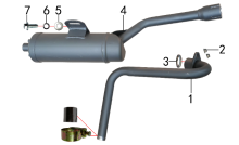 Подбор запчастей Выхлопная система XT-1U (150021000, 150021001, 150021002, 150021003) XT-1U BSE