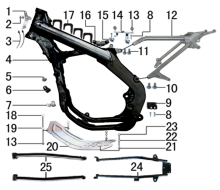 Подбор запчастей Рама M2 (101300013) M2 BSE
