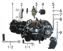 Подбор запчастей Двигатель NEW ERA 110 E M 14/12 (101055004) NEW ERA BSE