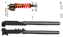 Подбор запчастей Амортизаторы T9 (101414001) T9 BSE