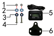 Подбор запчастей Счетчик моточасов MXS 150 17/14 (101131001) MXS 150 BSE