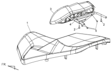 Подбор запчастей Сидение Кузов/Электрика MaxSYM 400i (LX40A1-6-L4A ) MaxSYM 400 SYM