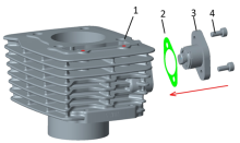 Подбор запчастей Цилиндр ДВС TYX250-SR Двигатели