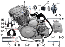 Подбор запчастей Двигатель Z1Y 101250039 Z1Y BSE