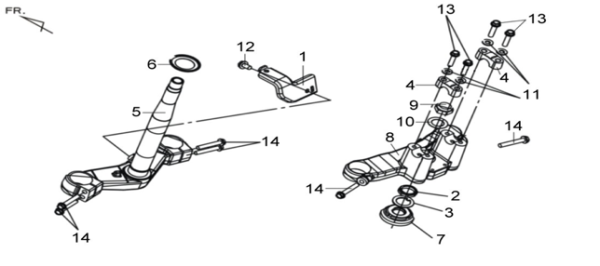 Рулевой узел