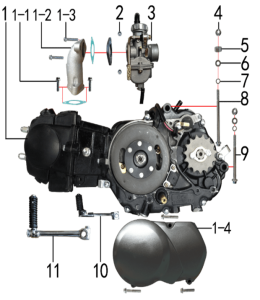 Подбор запчастей Двигатель PH 150 12/12 (101190083) PH 150 BSE