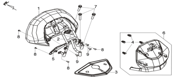 Задняя спинка