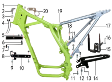 Подбор запчастей Рама Z3 2021 19/16 (101210013) Z3 BSE