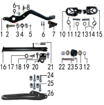 Подставка и подножки