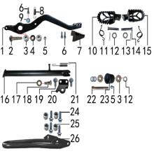 Подбор запчастей Подставка и подножки PH 150 12/12 (101190083) PH 150 BSE