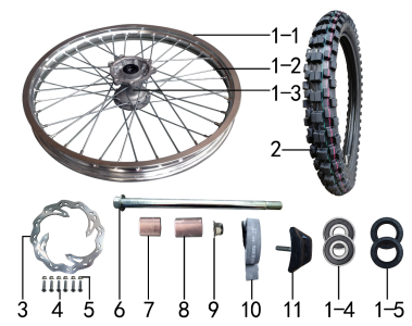 Подбор запчастей Колесо переднее Z3 2021 19/16 (101210013) Z3 BSE