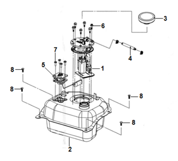Бак топливный