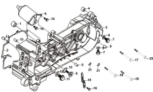 Подбор запчастей Картер, левая часть Двигатель (старый каталог) Crox 125 SYM