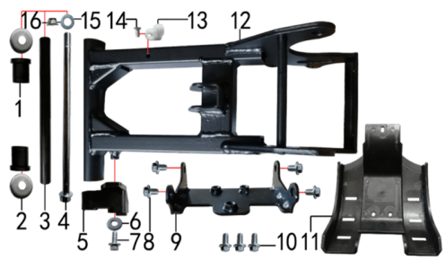 Подбор запчастей Маятник XT-1 (SA110) (150020002) XT-1 BSE