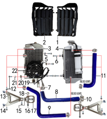 Подбор запчастей Радиаторы RTC300 (101310019, 101310020) RTC-300R BSE