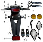 Световая сигнализация и зеркала