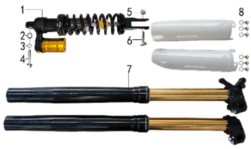 Подбор запчастей Амортизаторы T7 SPORT (101413001) T7 BSE