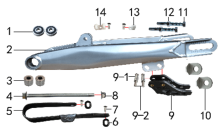 Подбор запчастей Маятник PH09D CORE 125 SA 101160012 Core SSSR