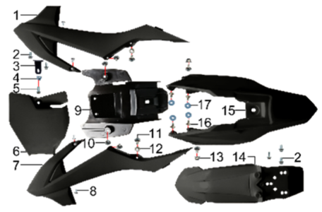 Подбор запчастей Облицовка K7 (101010014) K7 BSE
