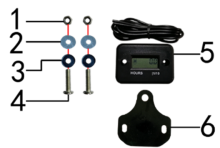 Подбор запчастей Счетчик моточасов MXS 125 17/14 (101131000) MXS 125 BSE