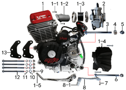 Подбор запчастей Двигатель Z10L (J10) 2022 (101270019) Z10L BSE