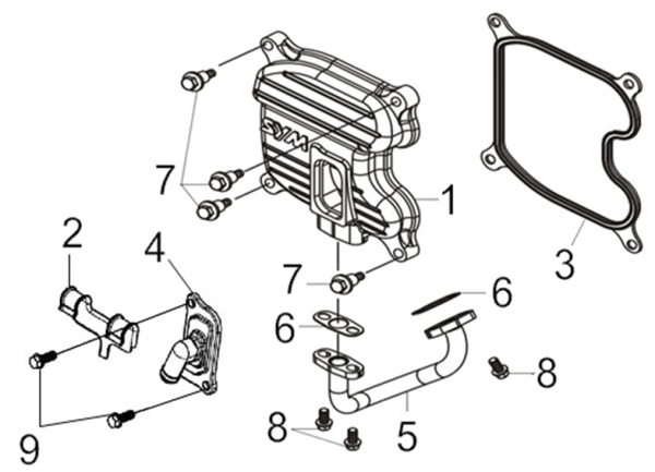 Крышка головки блока цилиндров