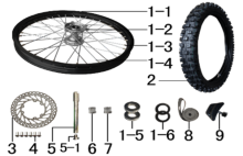 Подбор запчастей Колесо переднее Z7 (101220018) Z7 BSE