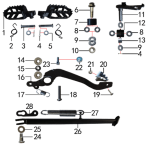 Подставка и подножки