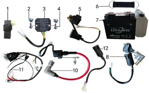 Подбор запчастей Электрика Z3 2022 19/16 USB (101210039) Z3 BSE