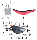 Бак топливный и седло