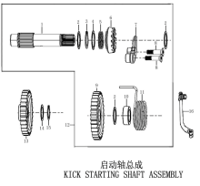 Подбор запчастей Кикстартер ZS177MM (NC250) [30.123.8109] Двигатели