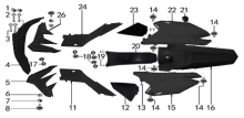 Подбор запчастей Облицовка Z3 21/18 (101210051) Z3 BSE