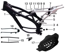 Подбор запчастей Рама Z9 (101360043) Z9 BSE