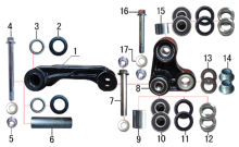 Подбор запчастей Рычаги прогрессии Z3 2022 19/16 USB (101210039) Z3 BSE