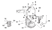 Подбор запчастей Топливный бак Рама JoyRide 300 LJ30W1-EU JoyRide 300 SYM