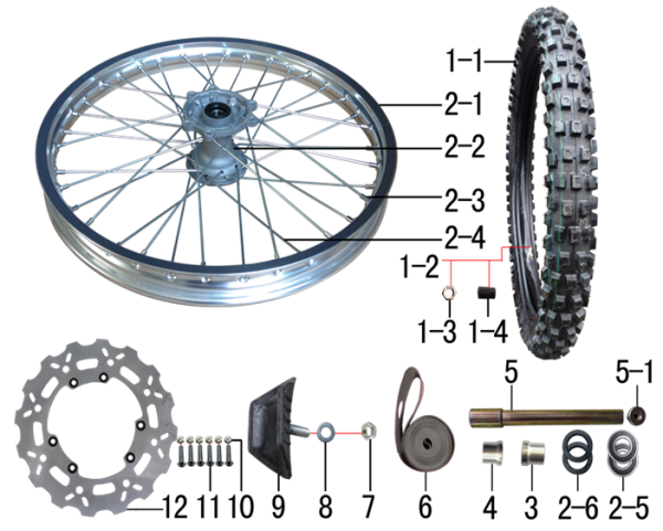 Колесо переднее