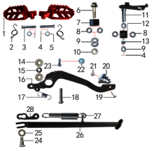 Подбор запчастей Подставка и подножки Z8 21/18 (101240014) Z8 BSE