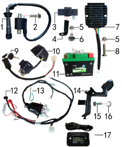 Подбор запчастей Электрика T8-X6 (101410002) T8 BSE