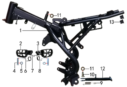 Подбор запчастей Рама K7 (101010014) K7 BSE